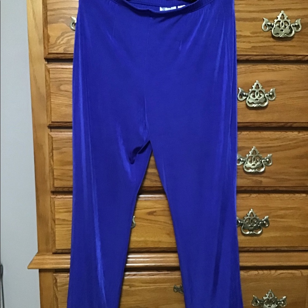 Chico’s Royal Blue Travelers Pants Sz 2